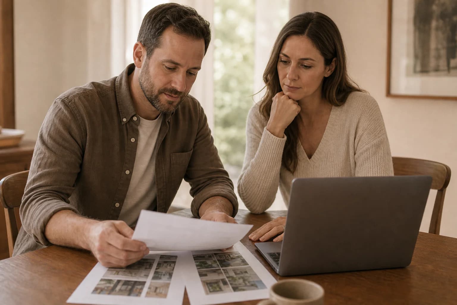 Agent reviewing compliance notes before publishing a listing